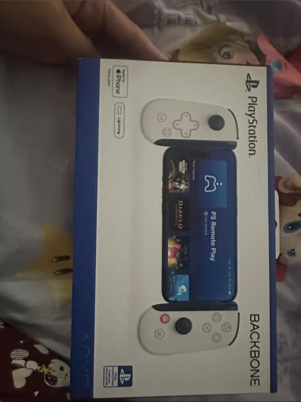 Sony Backbone PS Remote Play Controller - White/Blue